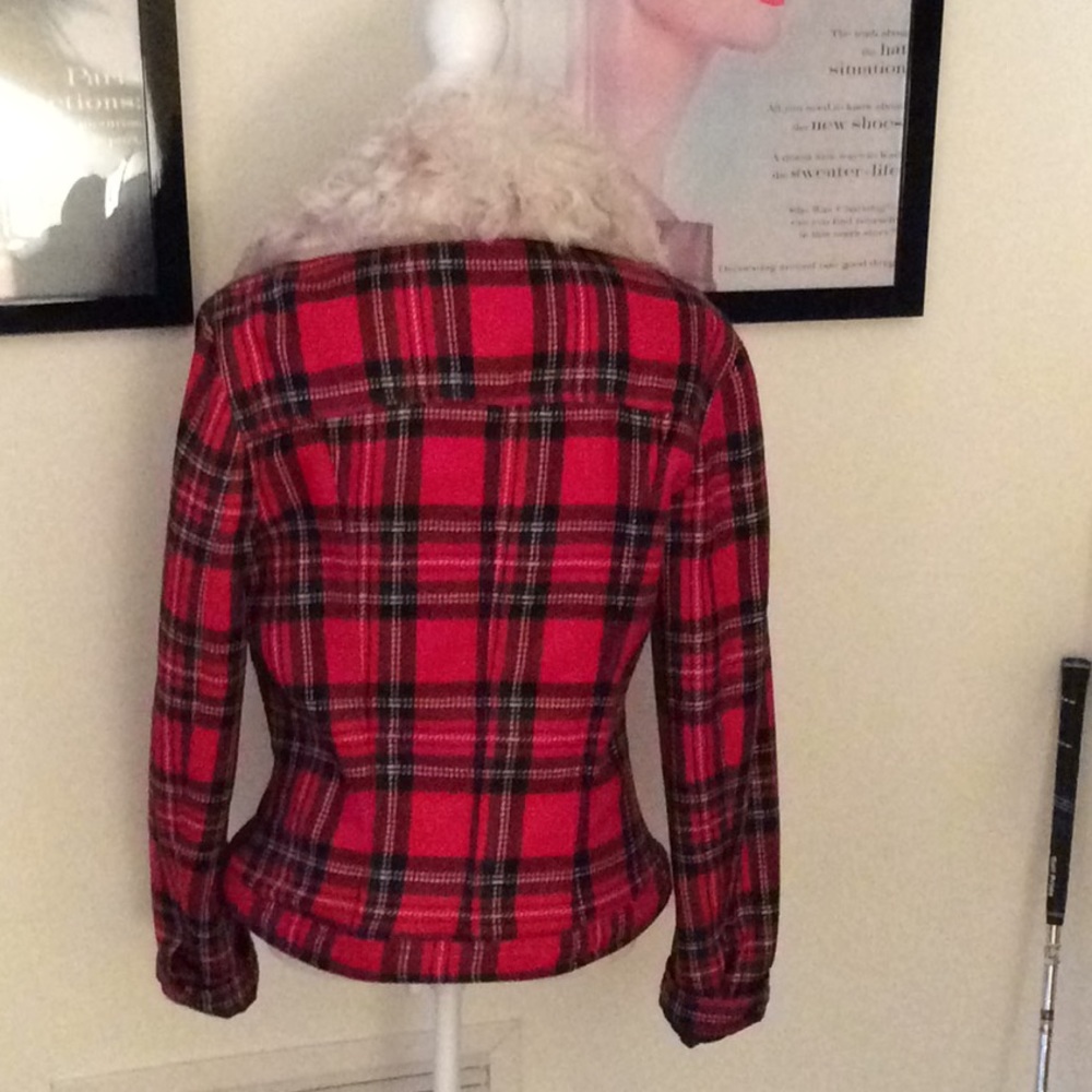 Dolce & Garbana Red Plaid Jacket - Picture 3 of 5